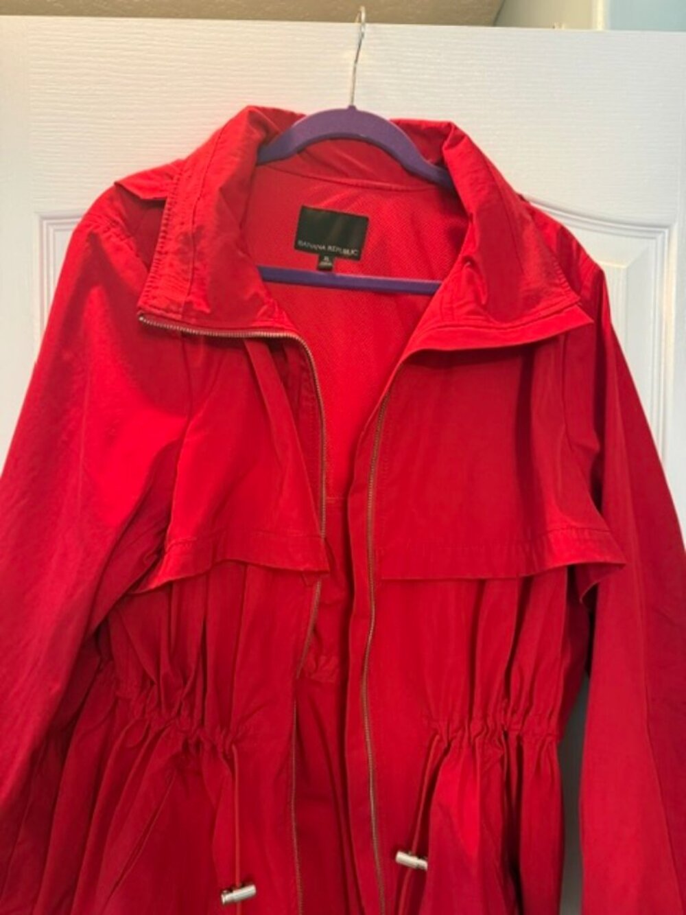Cute Banana Republic Red Raincoat